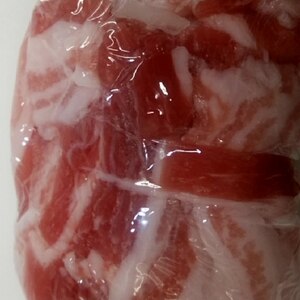 豚ロースかたまり肉も冷凍保存☆